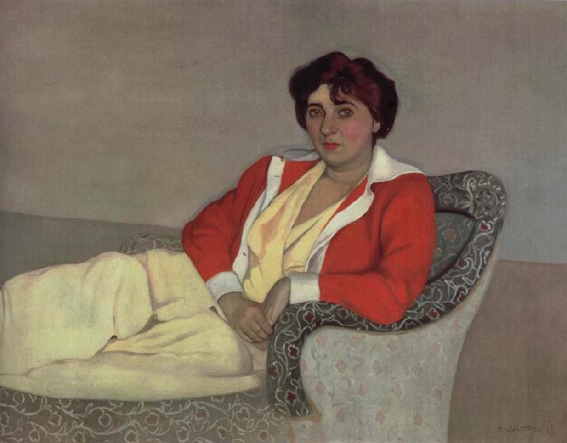 Felix Vallotton The Red Cardigan oil painting picture
